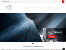 Tablet Screenshot of calibertechsolutions.com